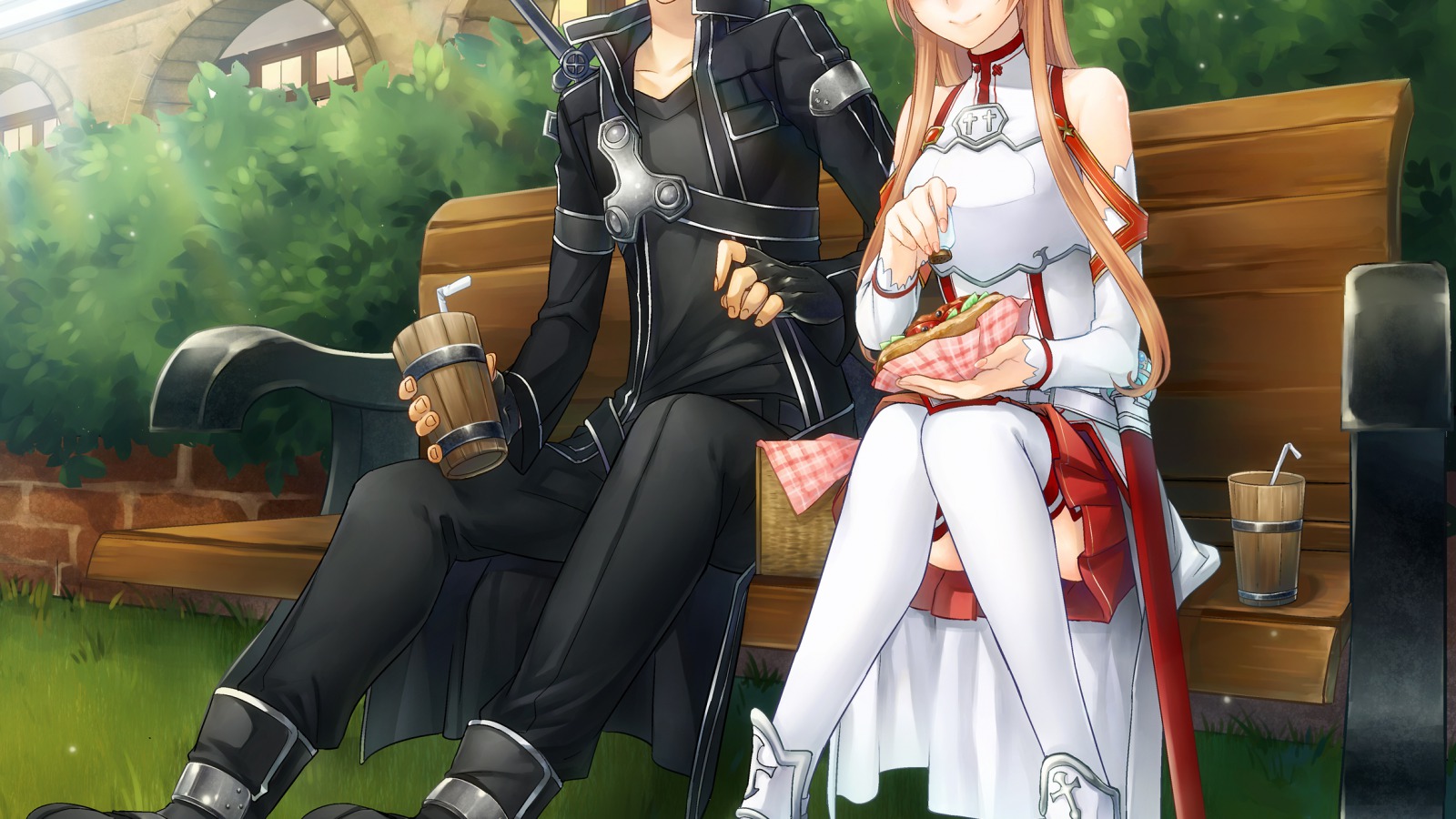 Tags Scan, Sword Art Online, Yuuki Asuna, Official Art